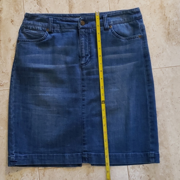 Jones New York Sport Denim Skirt EUC 4 - Picture 6 of 6